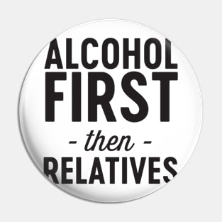 Alcohol then relatives Pin