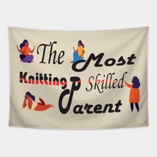 knitting mom lovers Tapestry