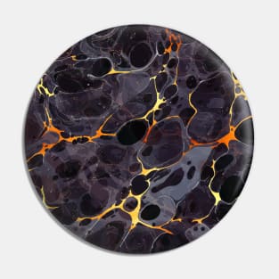 Abstract Marbling Pattern Pin