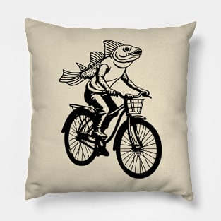 Like A Fish Needs A Bicycle Pillow