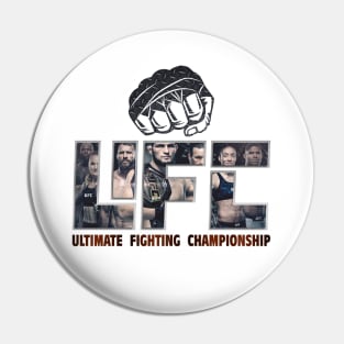 Stay strong UFC Pin