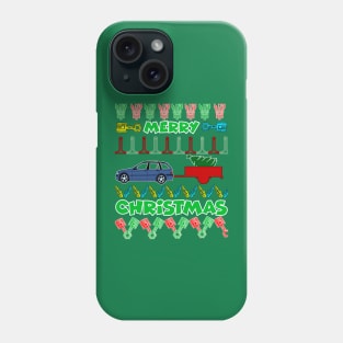 Merry chrismas, car guy, car enthusiast merry chrismas (e46 m3 e91) Phone Case