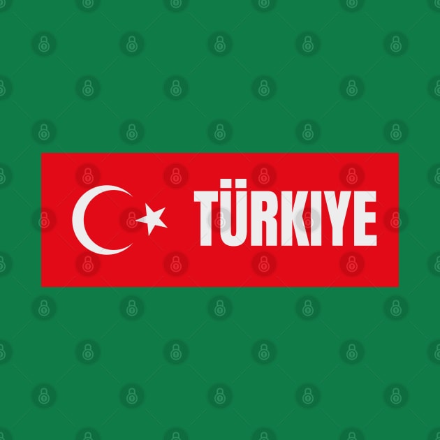 Türkiye in Turkish Flag by aybe7elf