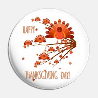 Happy Holiday - Thanksgiving Day Pin