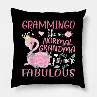 Grammingo Like a Normal Grandma Flamingo Pillow