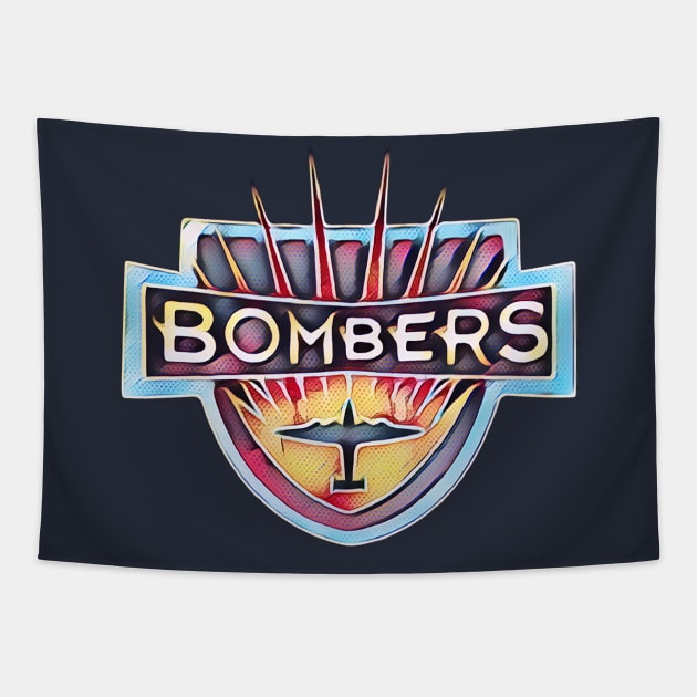 Baltimore Bombers Football Tapestry by Kitta’s Shop