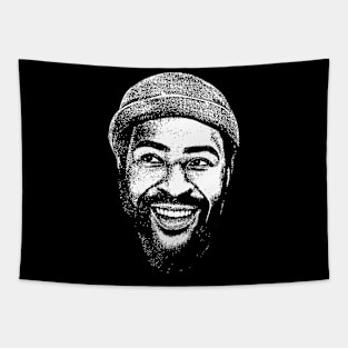 Marvin Gaye Black Art Tapestry