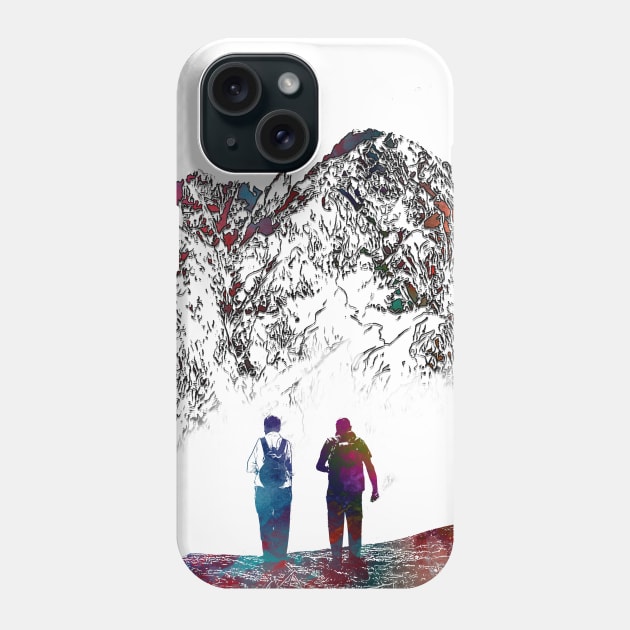 mountain hike #mountainhike Phone Case by JBJart