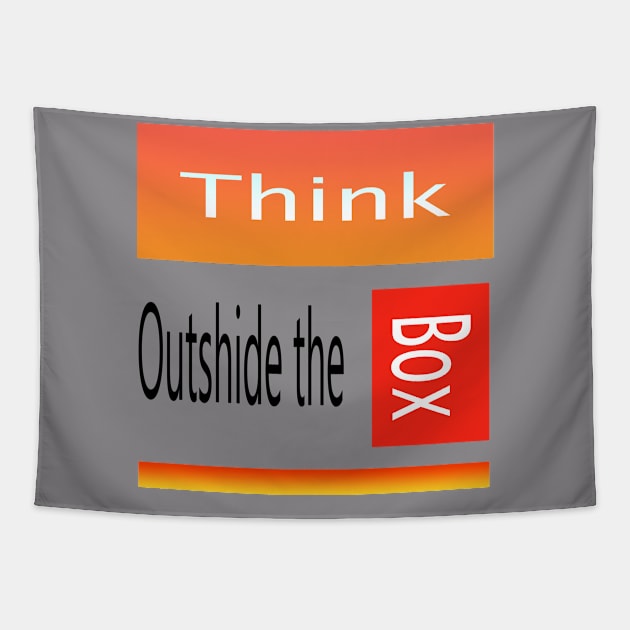 Think Outside the Box Tapestry by Prime Quality Designs