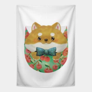 Shiba is in Your Pocket Tapestry