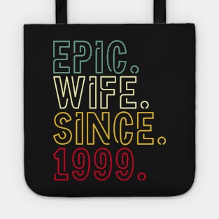 epic wife since 1999 - 23rd wedding anniversary gift for her Tote