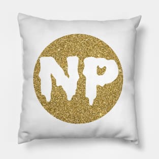 new paltz glitter Pillow