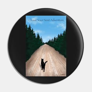 Inspirational Adventure Cat Pin