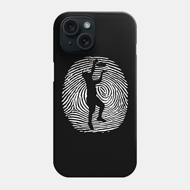 DNA Fingerprint I Frisbee I Disc Golf Phone Case by Shirtjaeger