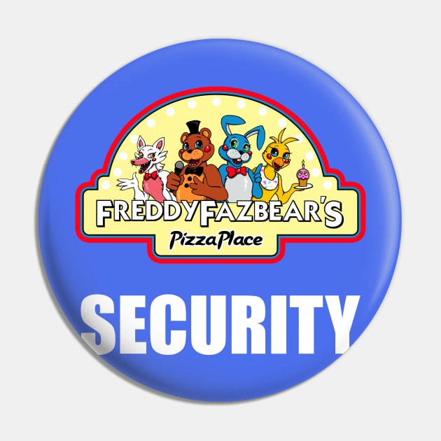 Five Nights at Freddy's 2 - Freddy Fazbear's Security Logo Pin by Kaiserin