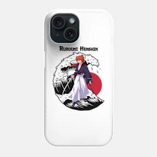 Vintage jappanese anime rurouni kenshin Phone Case