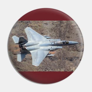 F-15C Afterburner In Canyon Pin