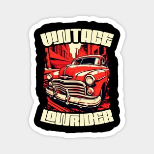 Cruising Back in Time: The Vintage Lowrider Revival Magnet