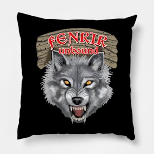 Fenrir unbound Pillow