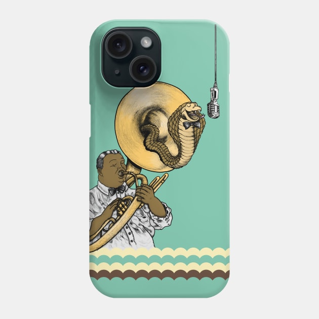 "El Sonido Venenoso" Phone Case by paulomonnerat