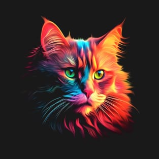 Neon Kitty #7 T-Shirt