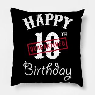 Happy 18th Quarantined Birthday Pillow