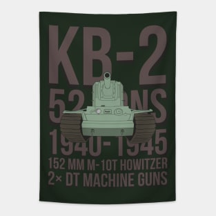 Heavy tank KV-2 with 152 mm howitzer Tapestry