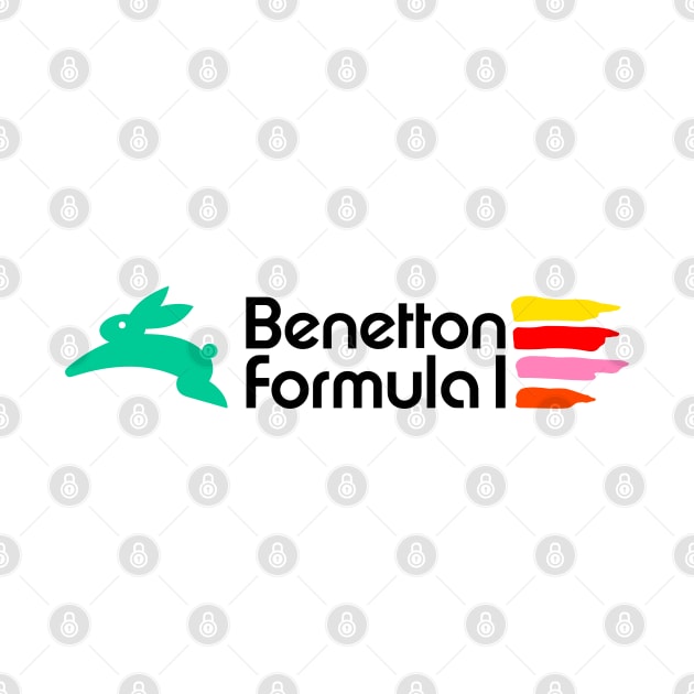 Benetton F1 Team Shield 80's Model 3 by San Studios Company