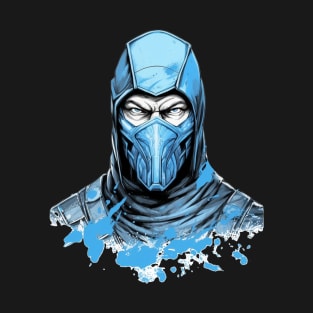 Sub Zero Mortal Kombat Design T-Shirt