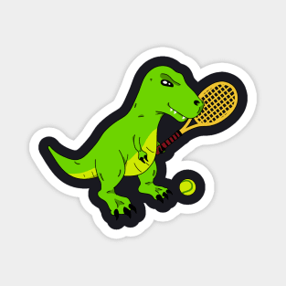 Tennis Dinosoaur Magnet