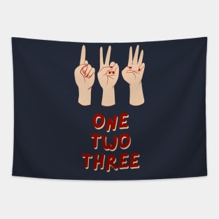 One Two Three Tapestry