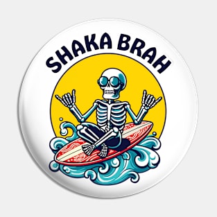 Shaka Brah: Surfing Pin
