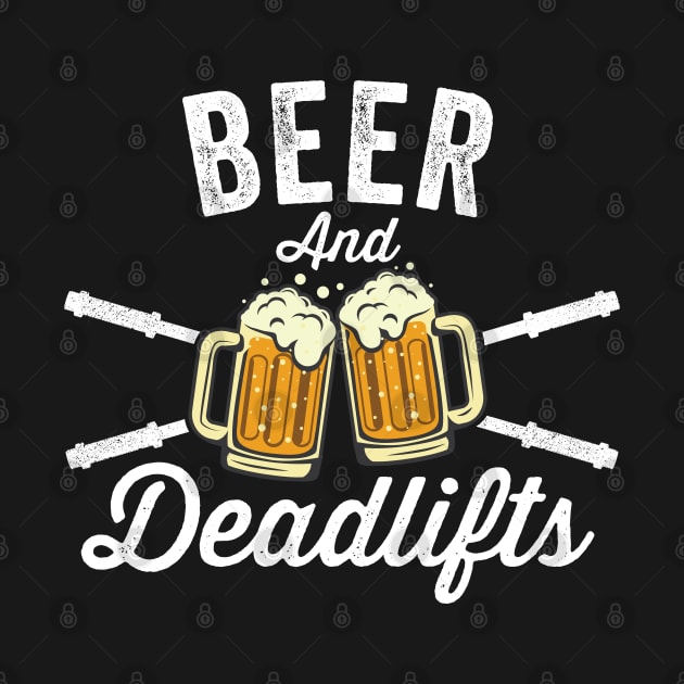 Beer & Deadlifts - Motivational Gym Artwork by Cult WolfSpirit 