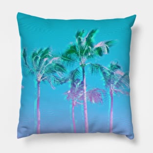 Pastel Palm Trees Pillow