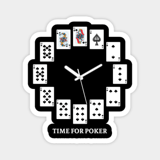 Time for Poker Magnet