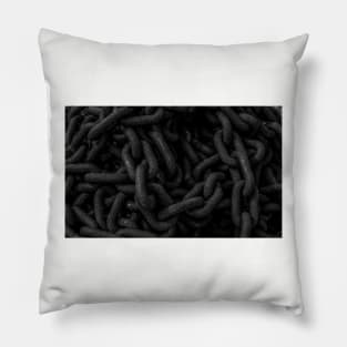 Monochrome Chains Pillow