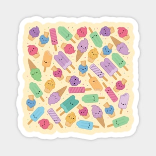 Ice Cream Pattern Magnet