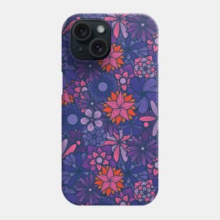 Hand Drawn Flowers Line Art Illustration Phone Case