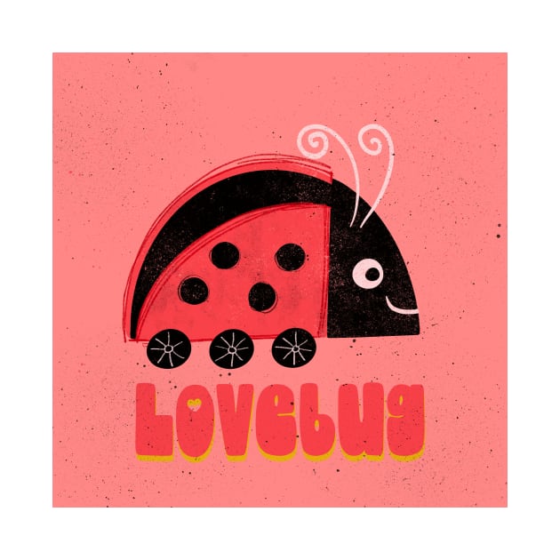 Lovebug ladybug ladybird bug by Kimmygowland