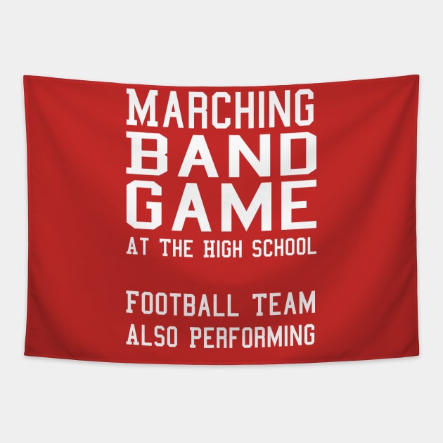 Marching Band Game - Football Team Also Performing Tapestry by DropsofAwesome