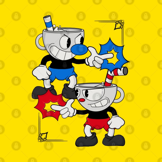 Cuphead Design - Colour by JCoulterArtist