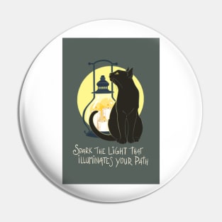 Spark Your Light - gray Pin