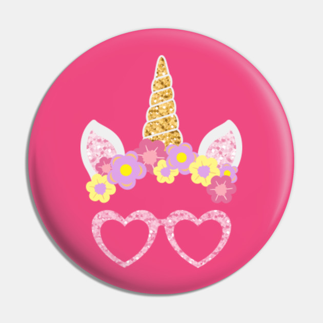 De Festa De Cabine De Foto Bonito Unicornio Unicorn Lover Pin Teepublic