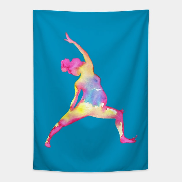 Yoga Mama Tapestry by LaBellaCiambella