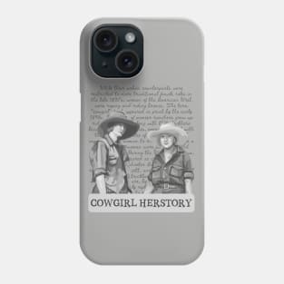 Cowgirl Herstory Phone Case