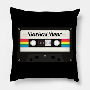 Darkest Hour / Cassette Tape Style Pillow