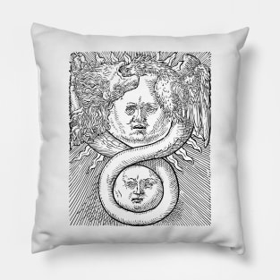 Azoth - Sun and Moon, Basil Valentine, Alchemy Pillow