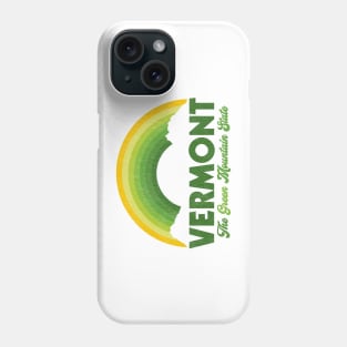 Vermont The Green Mountain State Phone Case