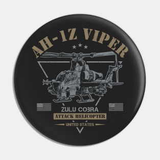 AH-1Z Viper "Zulu Cobra" Attack Helicopter Pin