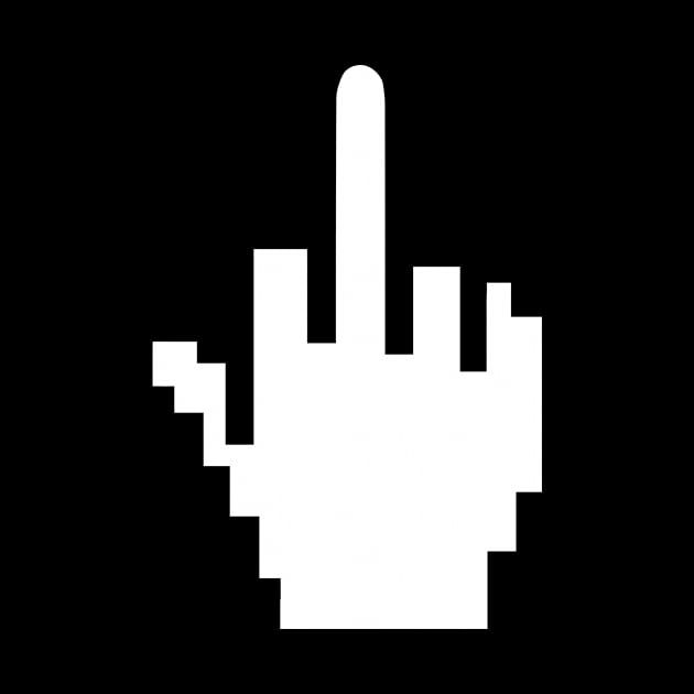 Middle Finger T-Shirt by dumbshirts